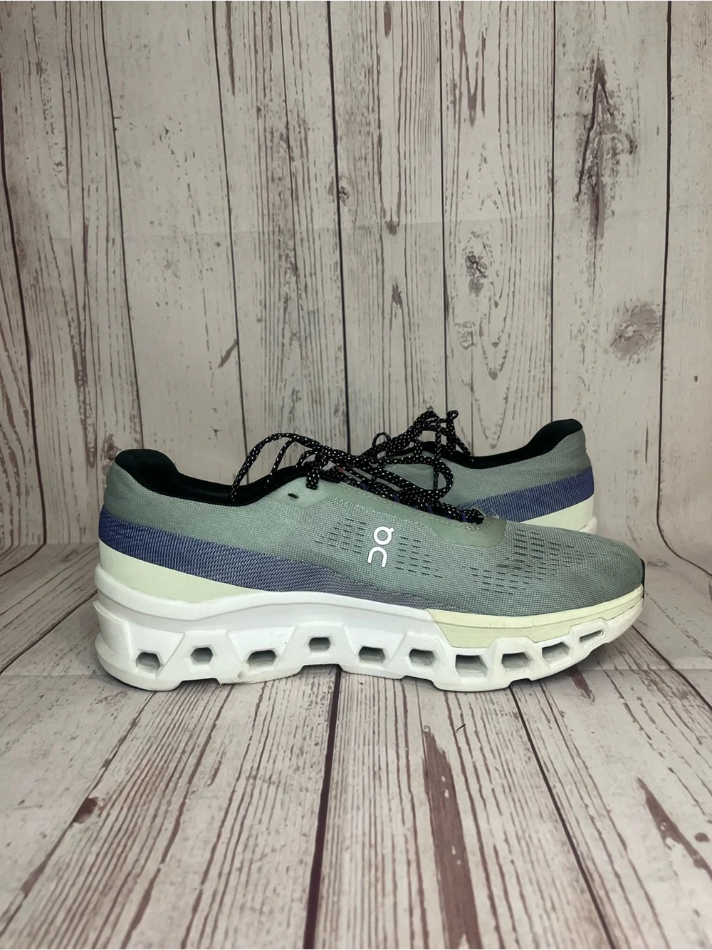Men's On Running Brand Mineral/Aloe Cloudmonster 2 OC Shoes Sz 10.5